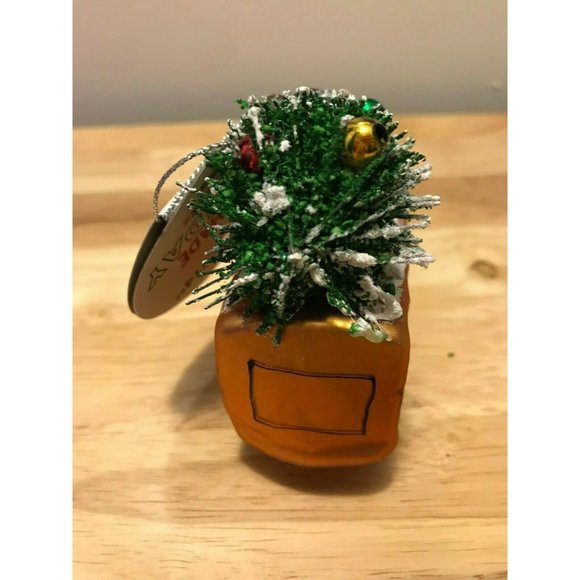 New Christmas Tree Glass Painted Ornament Holiday Yellow School Bus, Teacher - Picture 8 of 10